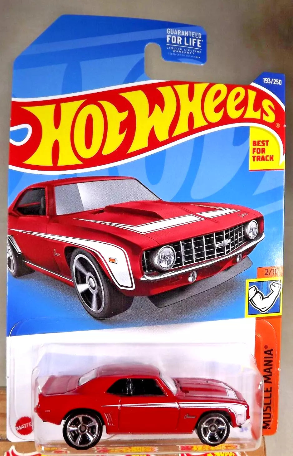 Hot Wheels 2022 #193/250 '69 COPO Camaro, red