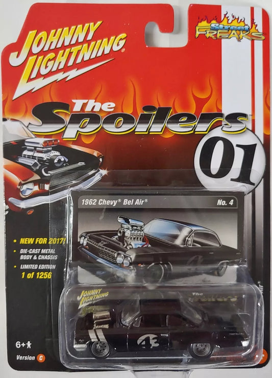 Johnny Lightning 2017 Street Freaks/The Spoilers '62 Chevy Bel Air, black