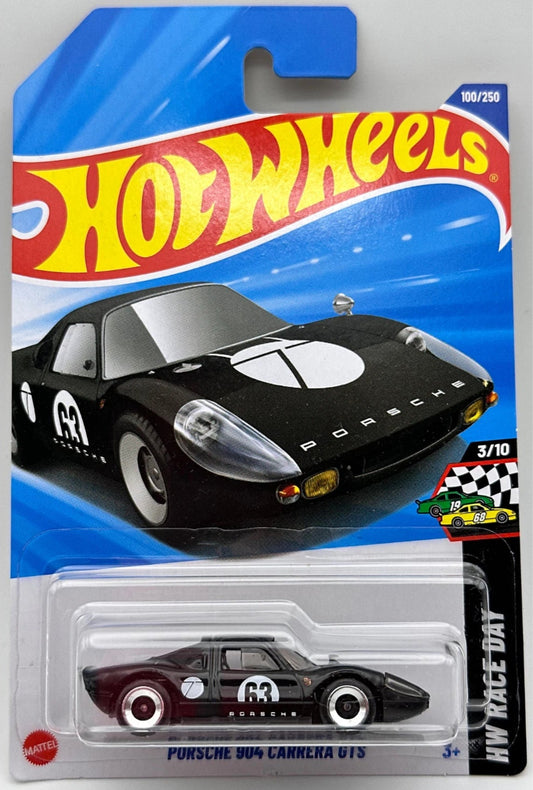 Hot Wheels 2025 #100/250 Porsche 904 Carrera GTS, black