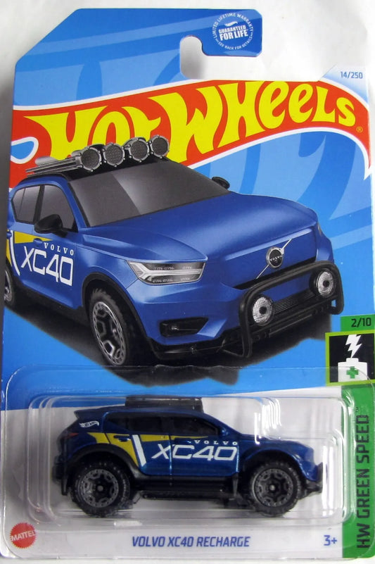 Hot Wheels 2024 #014/250 Volvo XC40 Recharge, blue