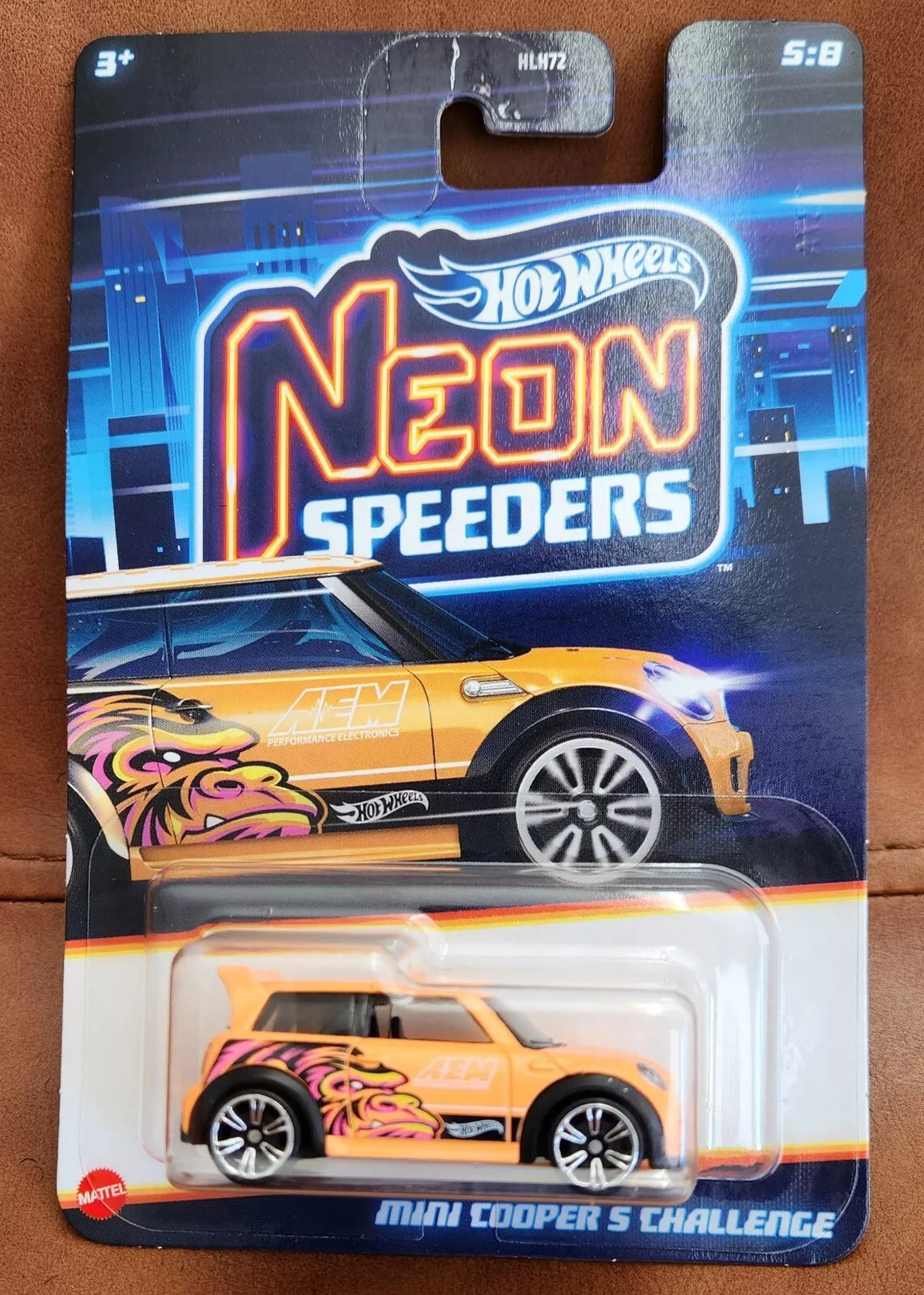 Hot Wheels 2025 Neon Speeders 5/8 Mini Cooper S Challenge