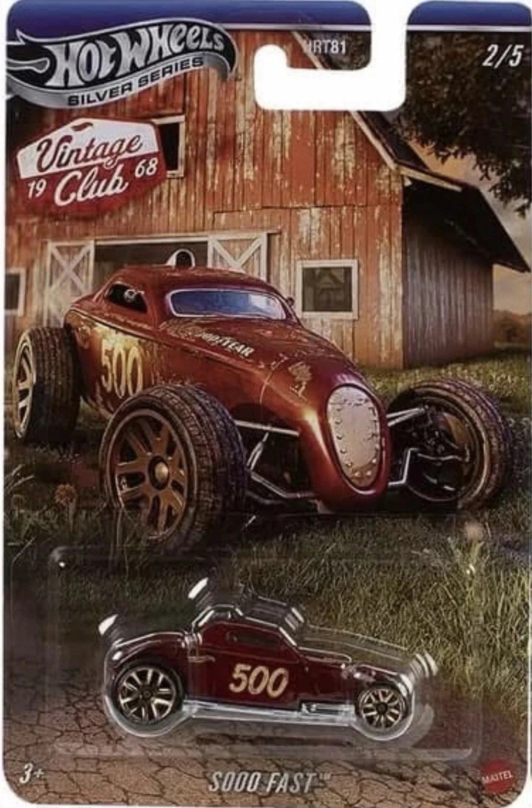 Hot Wheels 2025 Vintage Club 2/5, Sooo Fast, red