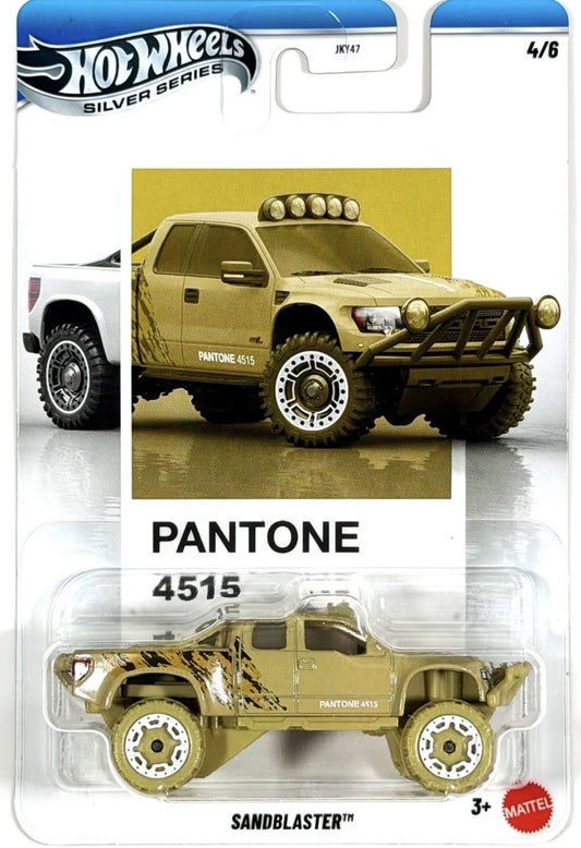 Hot Wheels 2026 Pantone Mix 2 4/6, Sandblaster, golden harvest