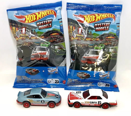 Hot Wheels 2025 Mystery Models #1 & #2 Bundle, Porsche 911 RS 2.7 and Nissan Skyline RS R30, new/loose