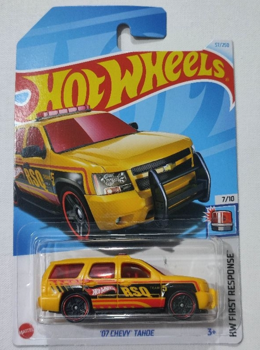 Hot Wheels 2024 #057/250 '07 Chevy Tahoe, yellow
