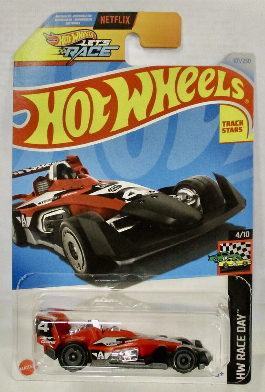 Hot Wheels 2024 #101/250 HW-4-Trac, red