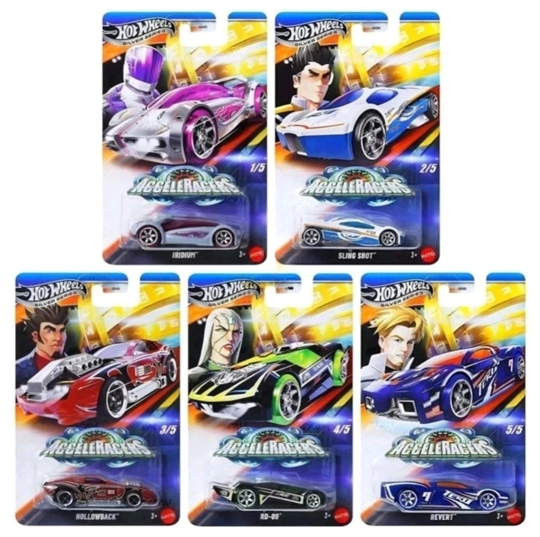 Hot Wheels 2025 Acceleracers Set, full set of #1 - 5