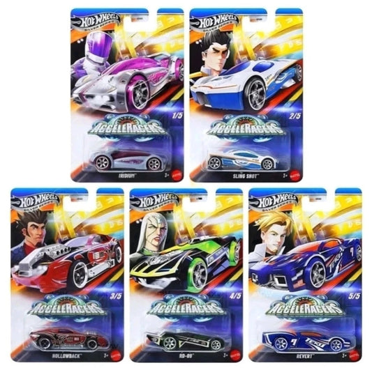 Hot Wheels 2025 Acceleracers Set, full set of #1 - 5