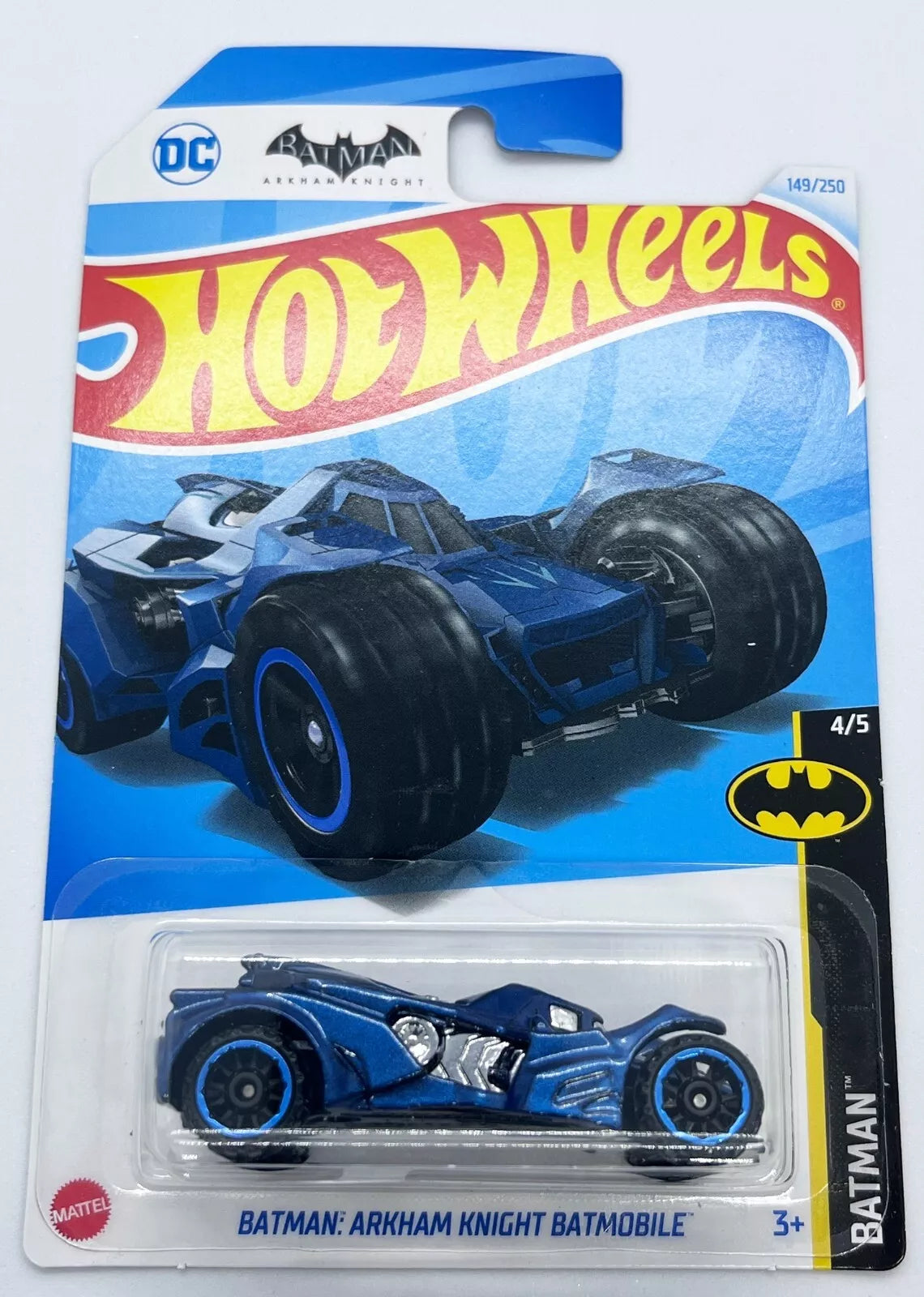 Hot Wheels 2024 #149/250 Batman: Arkham Knight Batmobile, blue