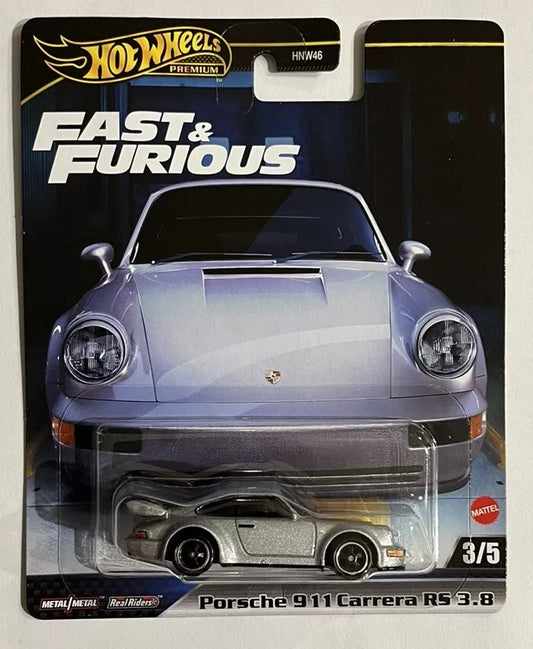 Hot Wheels Premium 2024 Fast & Furious 3/5 Porsche 911 Carrera RS 3.8