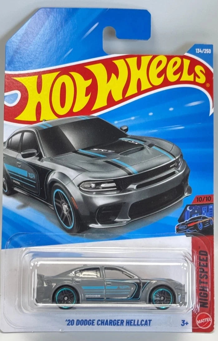 Hot Wheels 2026 #134/250, '20 Dodge Charger Hellcat, grey