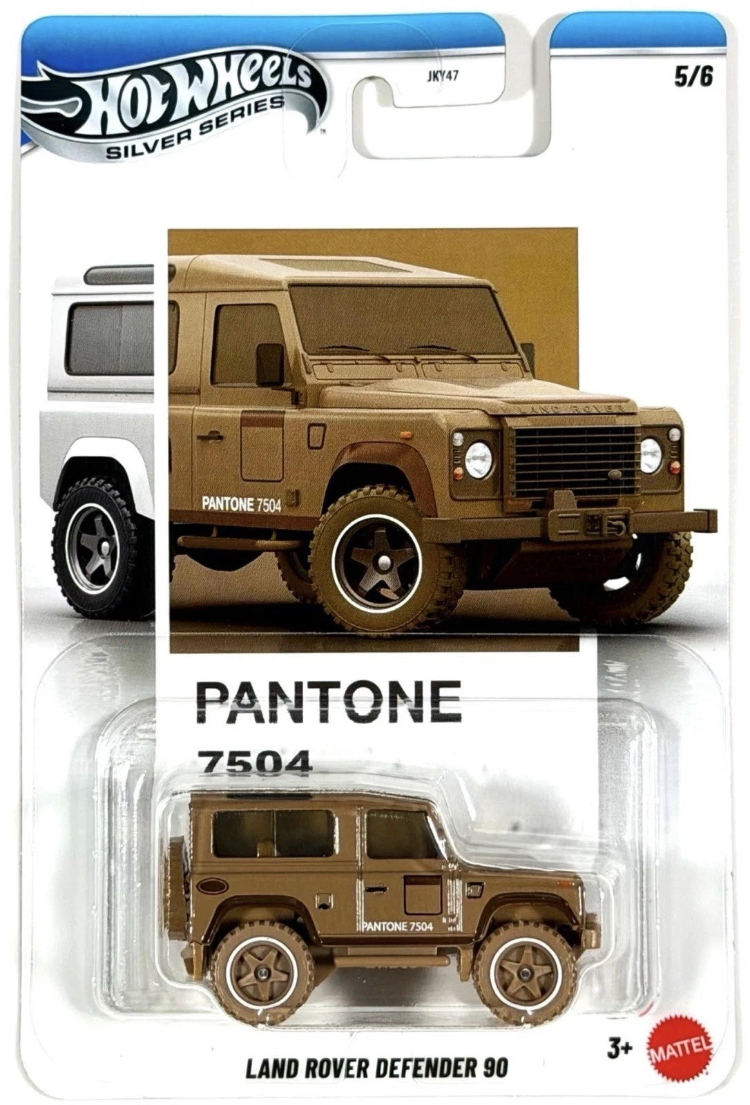 Hot Wheels 2026 Pantone Mix 2 5/6, Land Rover Defender 90, smoked chestnut