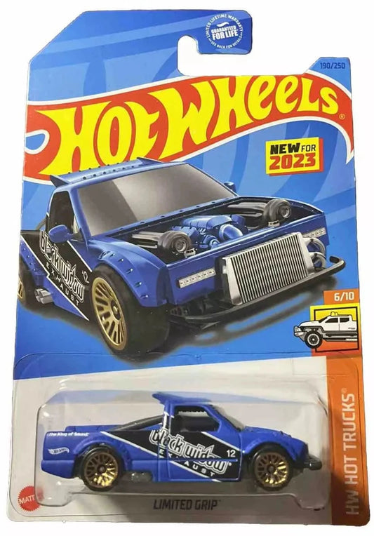 Hot Wheels 2023 #190/250 Limited Grip, matte blue