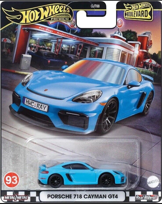 Hot Wheels Boulevard Series #093 Porsche 718 Cayman GT4