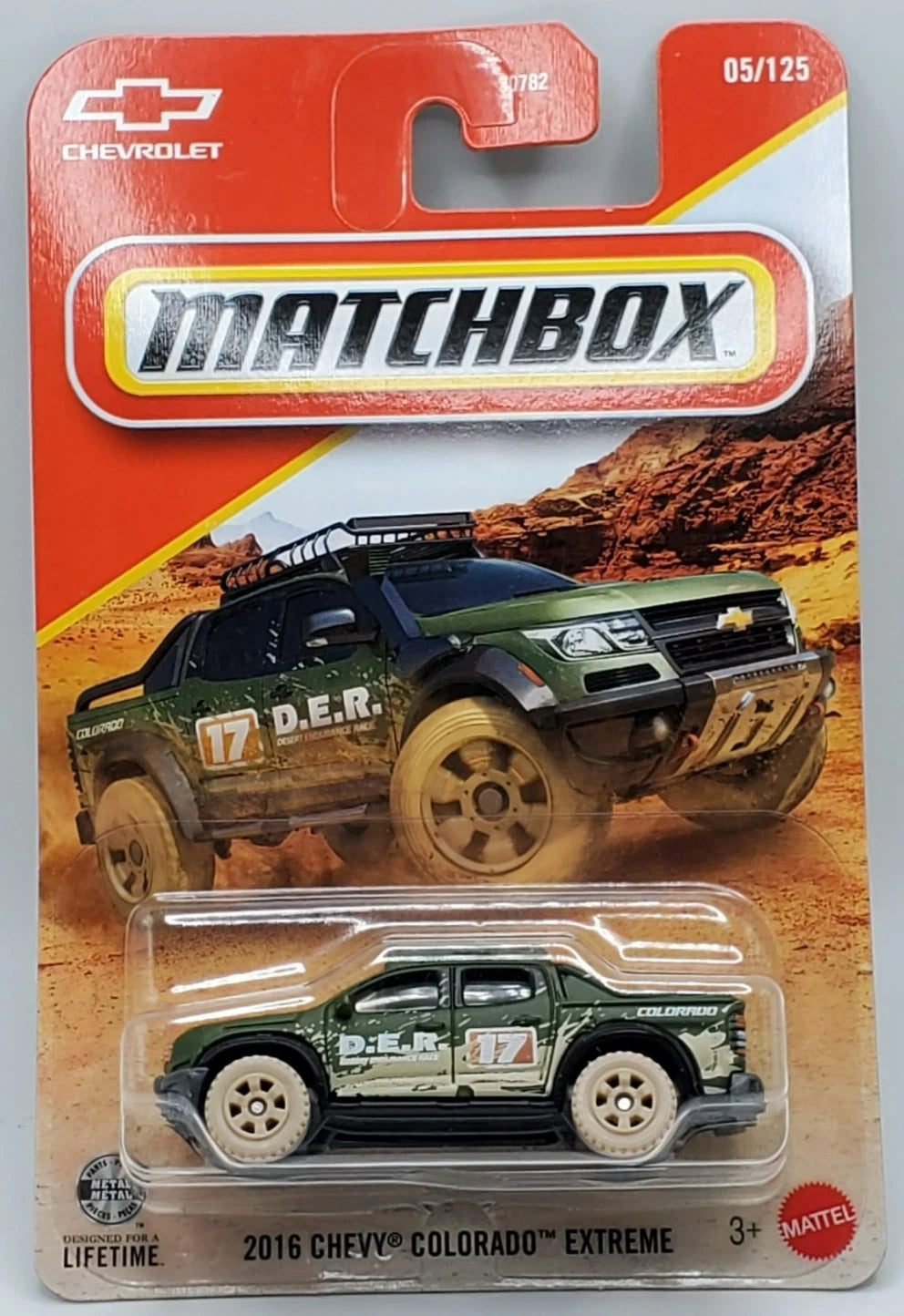 Matchbox 2026 #005/125 '16 Chevy Colorado Extreme, green