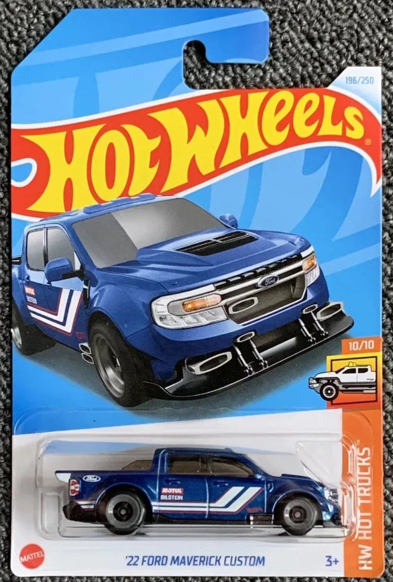 Hot Wheels 2024 #196/250 '22 Ford Maverick Custom, blue
