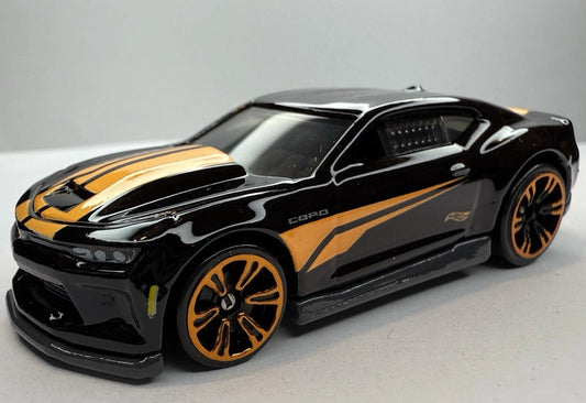 Hot Wheels 2025 Neon Speeders Mix 2 7:8, '18 COPO Camaro SS, NEW/LOOSE, black