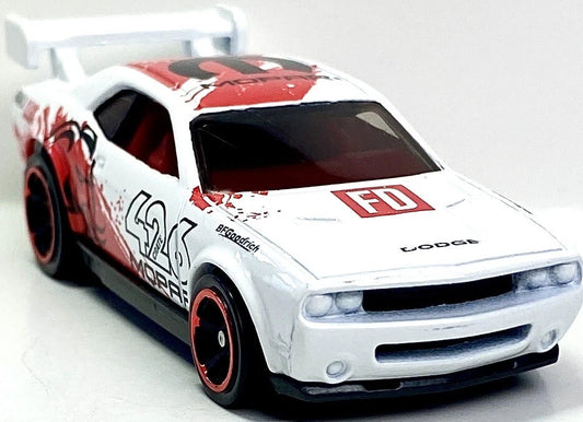 Hot Wheels 2022 #207/250 Dodge Challenger Drift Car, NEW/LOOSE, white
