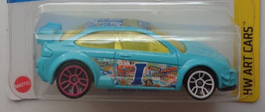 Hot Wheels 2023 #083/250 '08 Ford Focus, NEW/LOOSE, turquoise