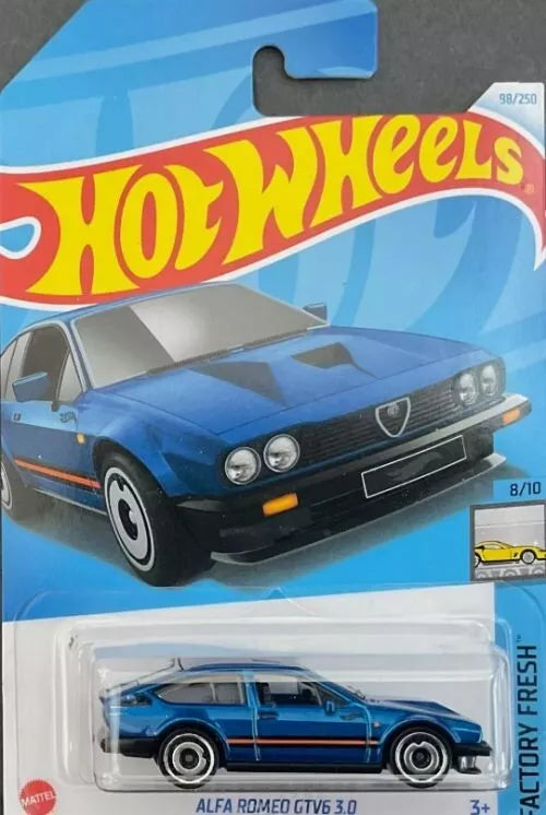 Hot Wheels 2024 #098/250 Alfa Romeo GTV6 3.0, blue