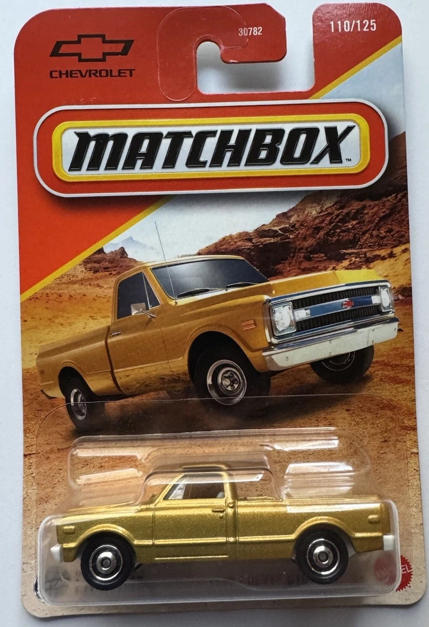 Matchbox 2025 #110/125 1968 Chevy C10, gold