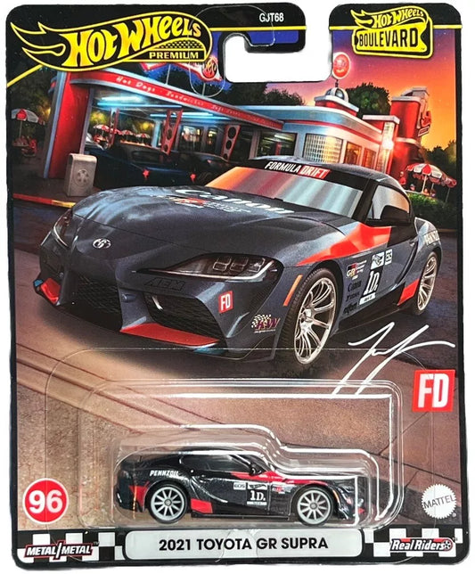 Hot Wheels Boulevard Series #096 2021 Toyota GR Supra, black