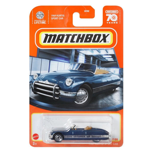 Matchbox 2023 #046/100 1949 Kurtis Sport Car, dark blue