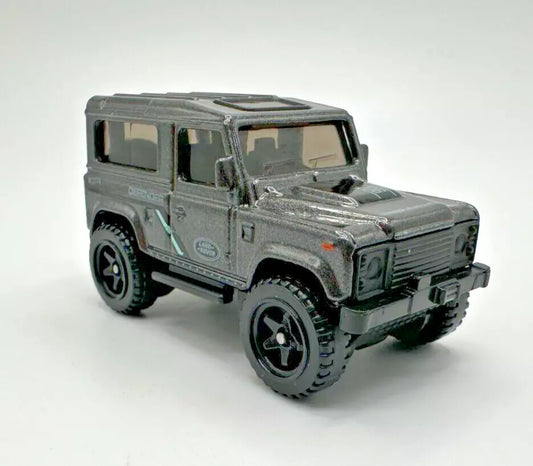 Hot Wheels 2023 #227/250 Land Rover Defender 90, NEW/LOOSE, metalflake dark grey