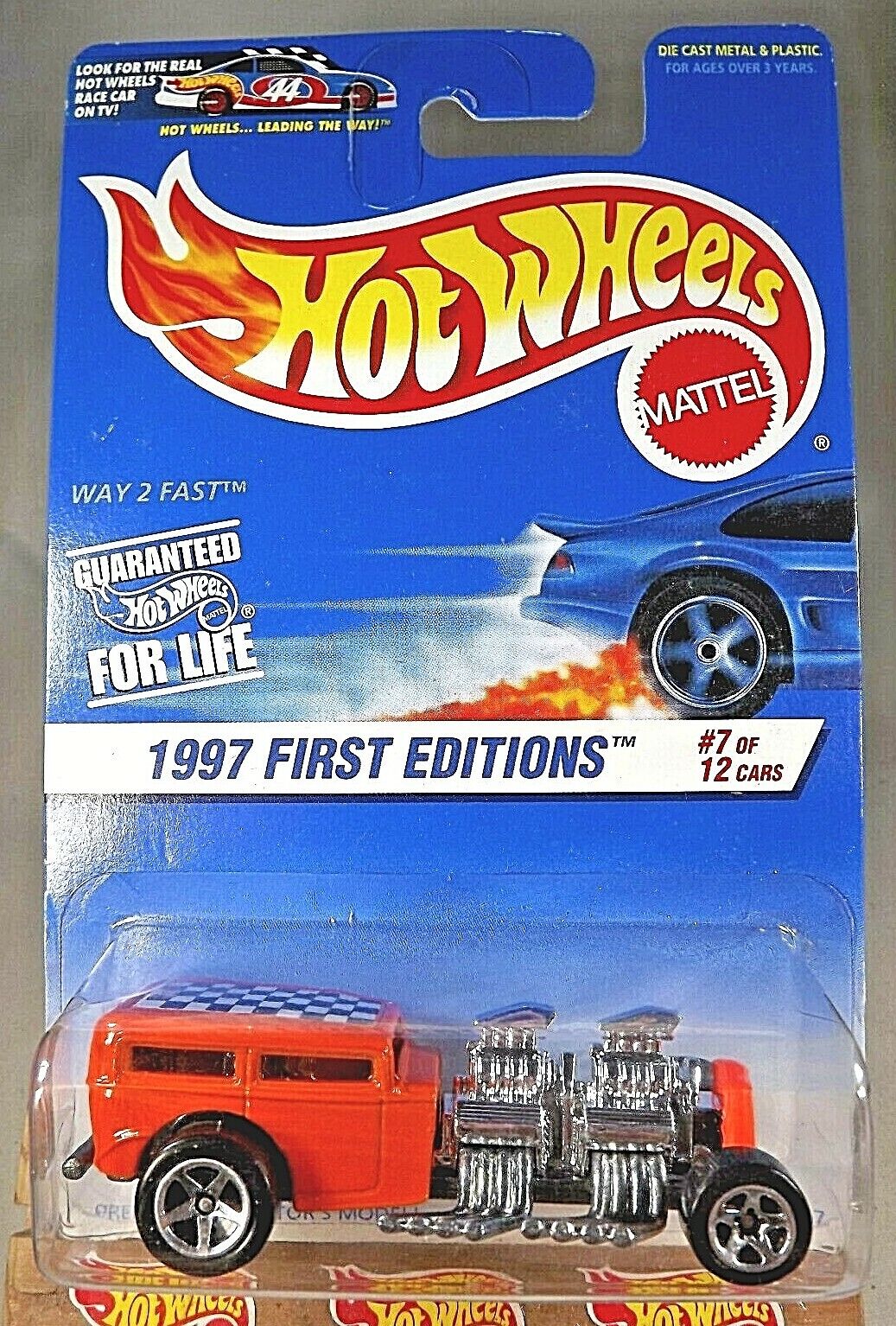 Hot Wheels 1997 First Editions 7/12 Way 2 Fast, orange – Ignition Diecast