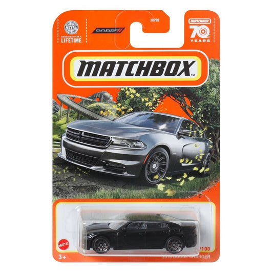Matchbox 2023 #013/100 2018 Dodge Charger, black