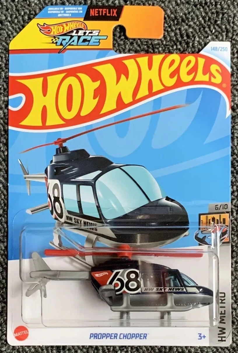 Hot Wheels 2024 #148/250 Propper Chopper, black