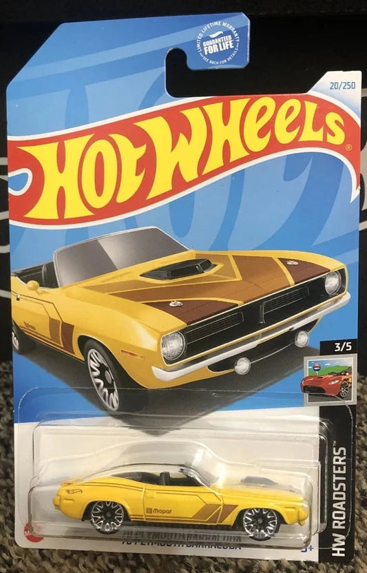Hot Wheels 2024 #020/250 '70 Plymouth Barracuda, multiple color options