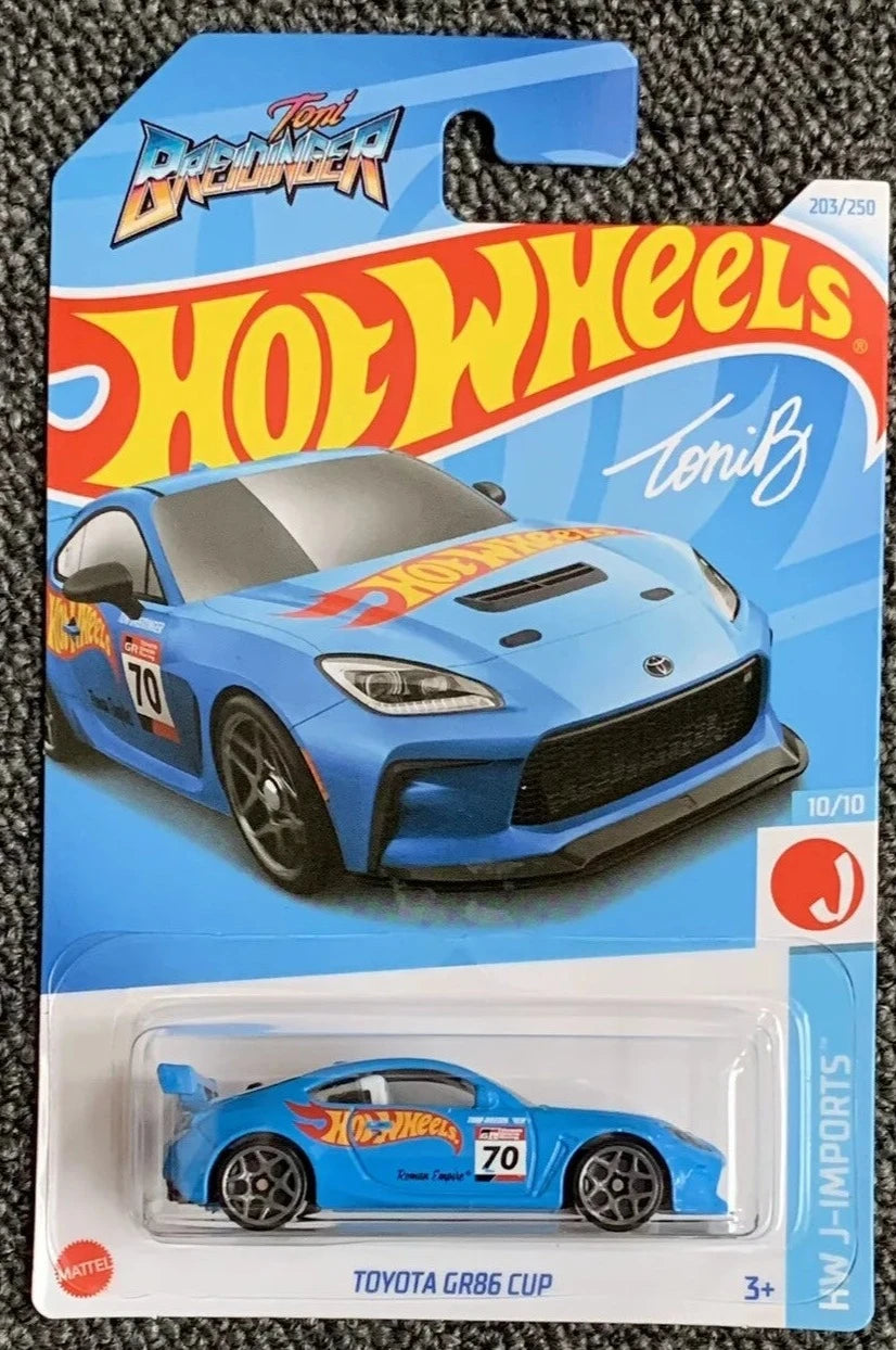 Hot Wheels 2024 #203/250 Toyota GR86 Cup, blue