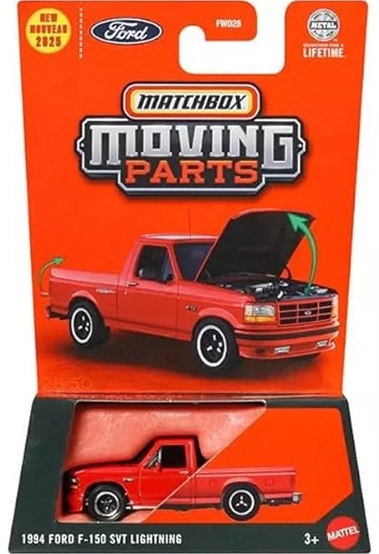 Matchbox 2025 Moving Parts 1994 Ford F-150 SVT Lightning, red