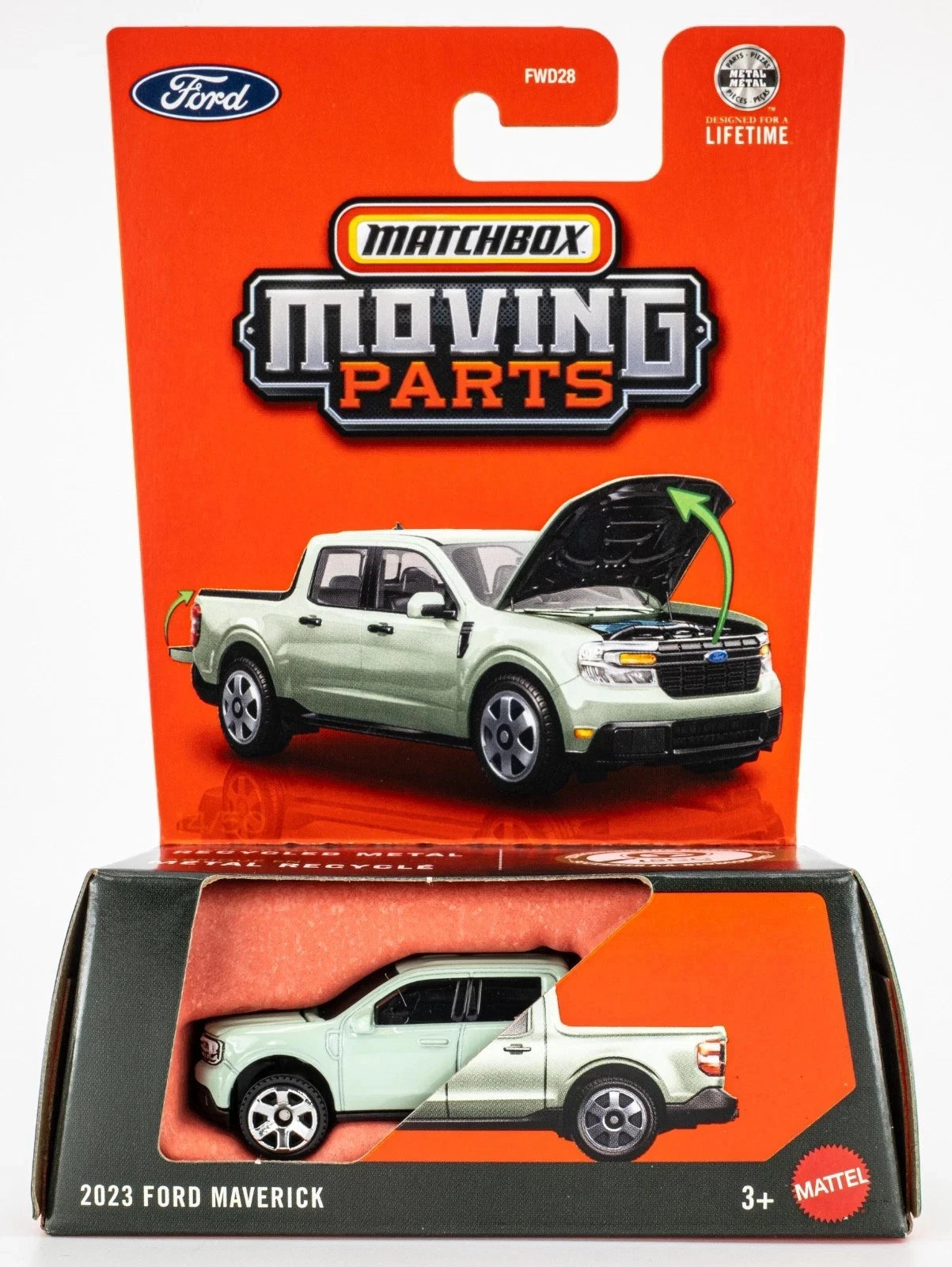 Matchbox 2026 Moving Parts, 2023 Ford Maverick, cactus grey