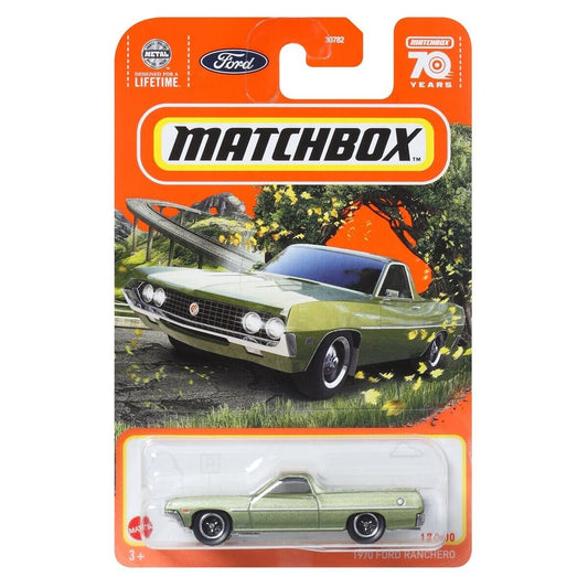 Matchbox 2023 #017/100 1970 Ford Ranchero, stardust green