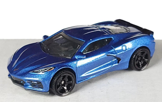 Matchbox 2025 Sports Car Series 5/5 2020 Corvette C8, NEW/LOOSE, metalflake blue