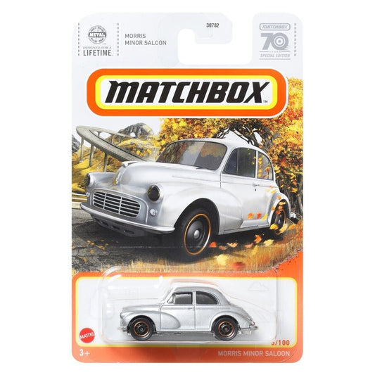 Matchbox 2023 #005/100 Morris Minor Saloon, silver
