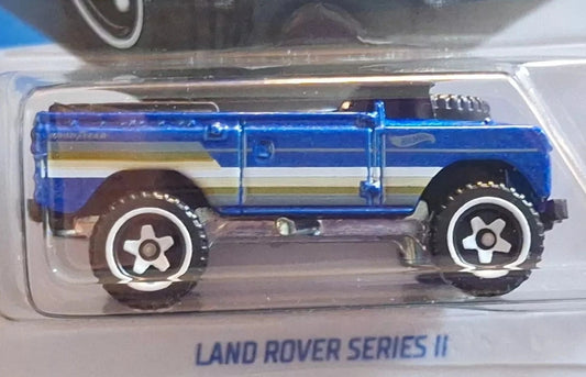 Hot Wheels 2024 #092/250 Land Rover Series II, NEW/LOOSE, blue