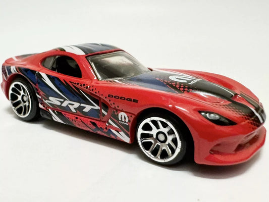 Hot Wheels 2024 Stars & Stripes 1/5 2013 SRT Viper, NEW/LOOSE, red