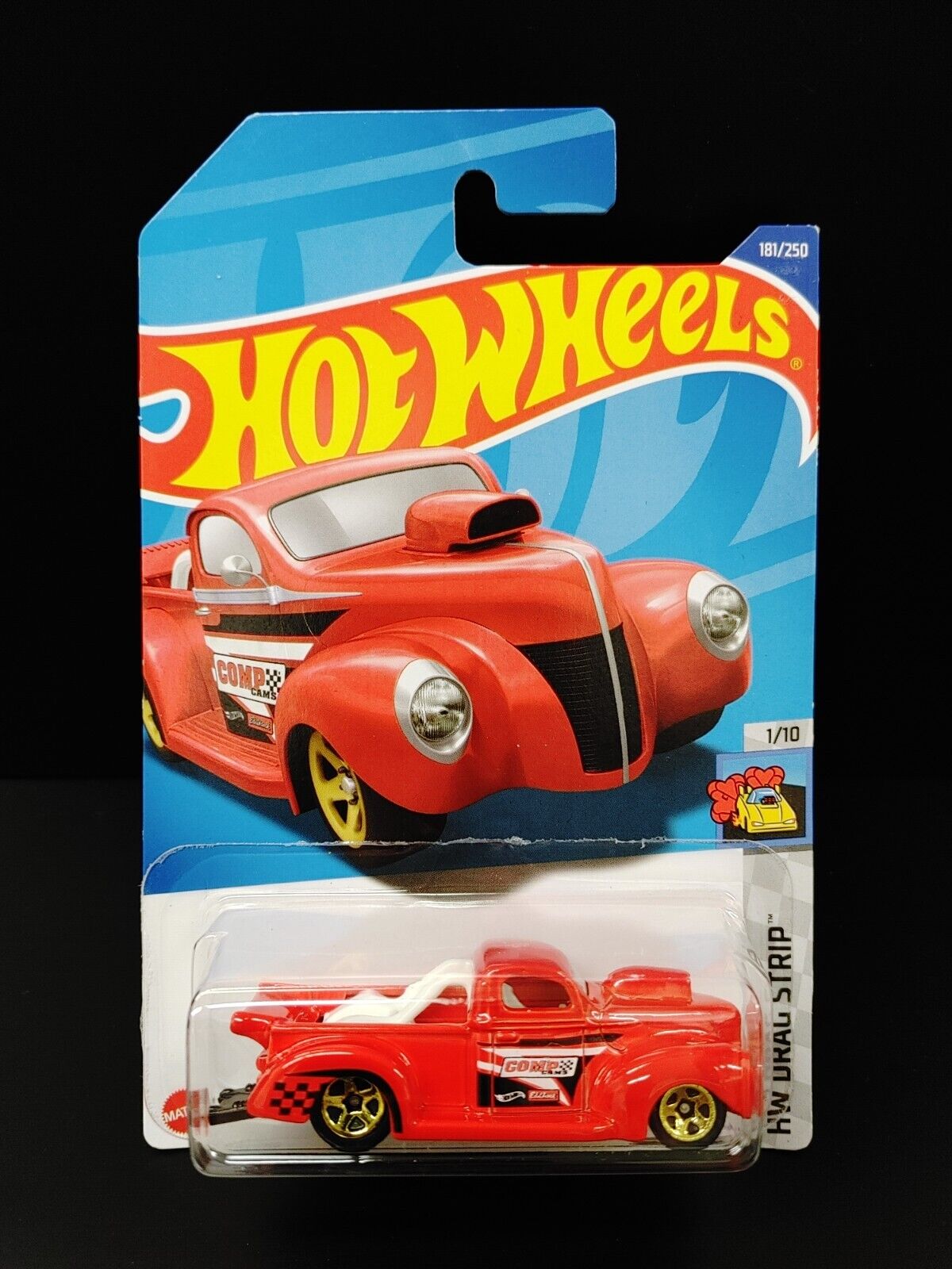 Hot Wheels 2022 #181/250 '40 Ford Pickup, multiple color options