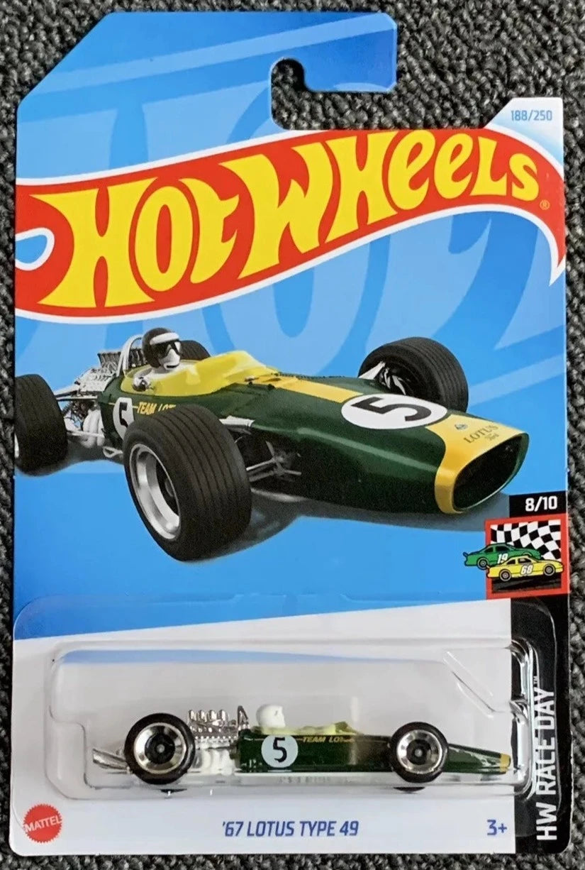 Hot Wheels 2024 #188/250 '67 Lotus TYPE 49, green