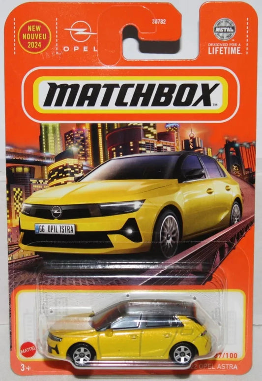 Matchbox 2024 #087/100 2022 Opel Astra, yellow