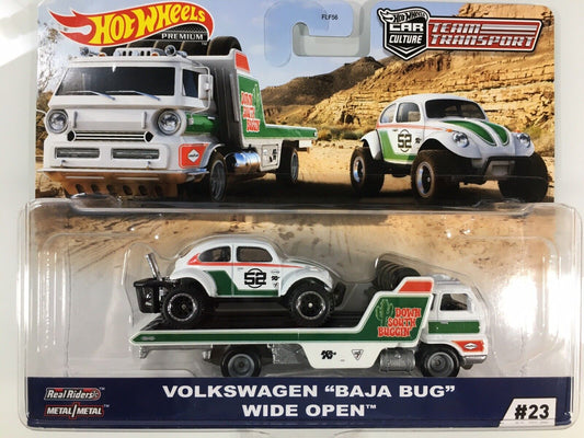 Hot Wheels Car Culture Team Transport #23 Volkswagen "Baja Bug" & Open Wide