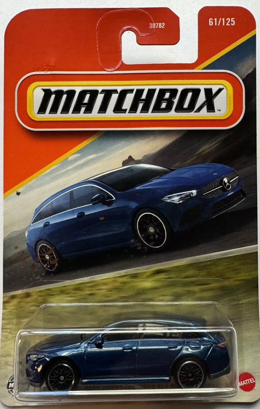 Matchbox 2025 #61/125 2020 Mercedes-Benz CLA Shooting Brake, blue