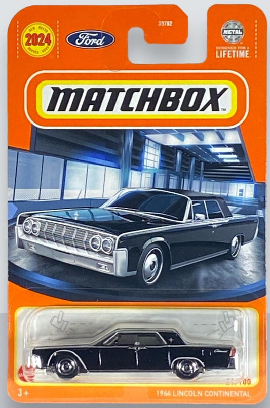 Matchbox 2024 #021/100 1968 Lincoln Continental, black