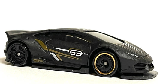 Hot Wheels 2026 #091/250, LB-WORKS Lamborghini Huracán Coupé, NEW/LOOSE, satin black