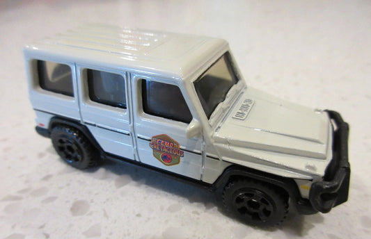 Matchbox 2025 Jurrasic World: Rebirth, Mercedes-Benz G 550, NEW/LOOSE, white
