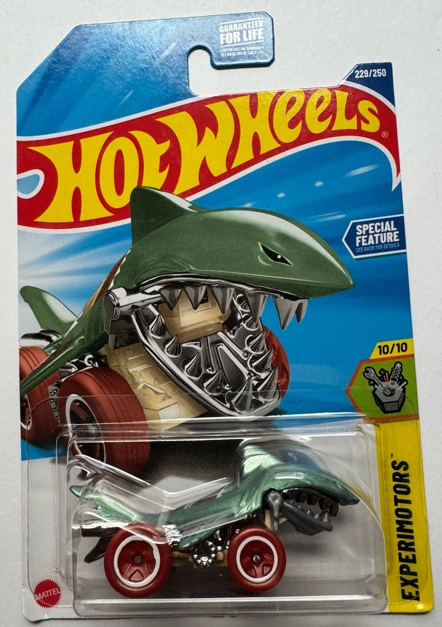 Hot Wheels 2025 #229/250 Shark Bite, TREASURE HUNT, green