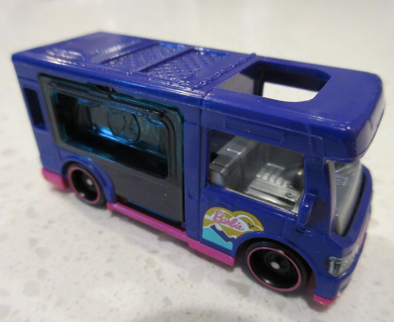 Hot Wheels 2026 #021/250, Barbie Dream Camper, NEW/LOOSE, purple